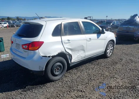2015 Mitsubishi Outlander Sport Es from USA, damaged, VIN 4A4AP3AU1FE001391